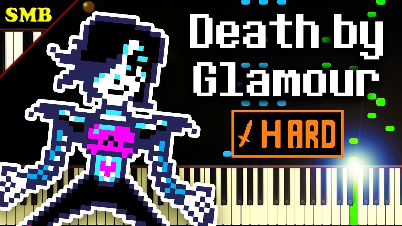 UNDERTALE - DEATH BY GLAMOUR - Piano Tutorial