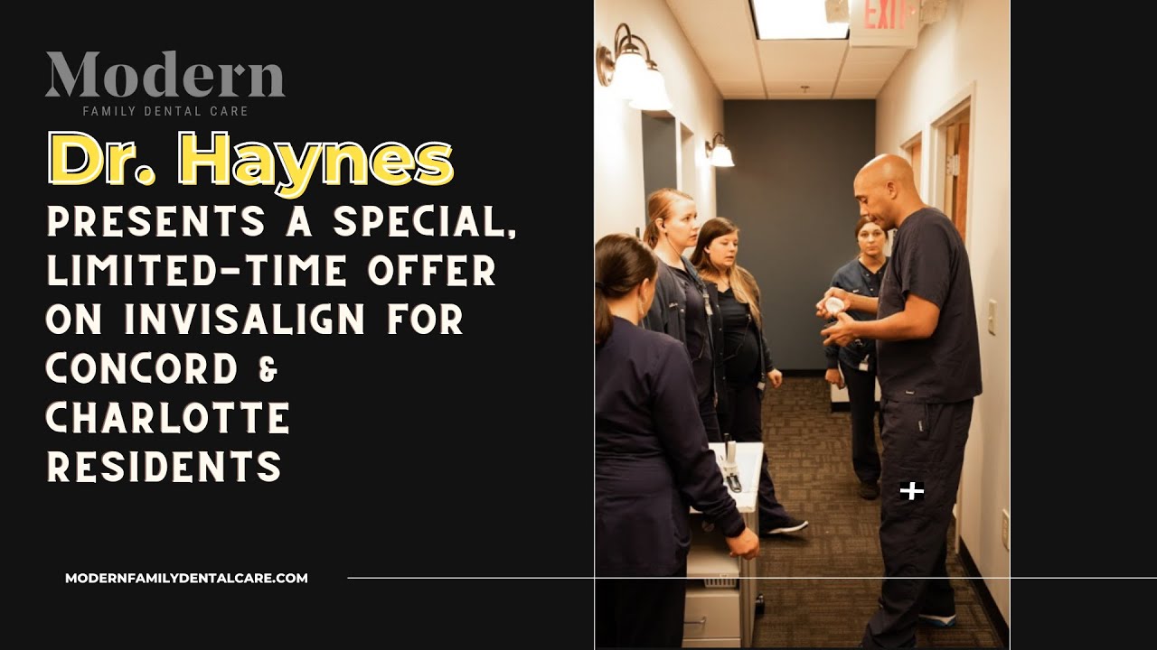 Dr. Haynes Presents a Special, Limited-Time Offer on Invisalign for Concord & Charlotte Residents