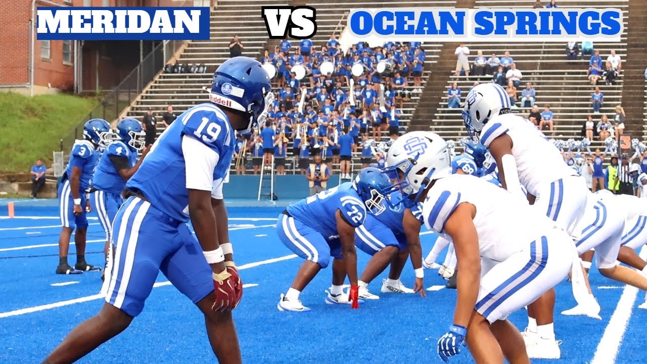 Gulf Coast Elite opens on the road✈️: #4 Ocean Springs(7A) vs Meridian(7A) || MSHSFB