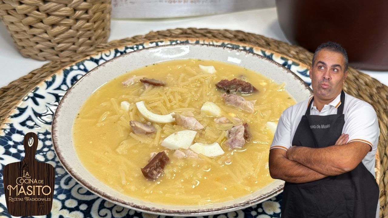 SOPA DE PICADILLO muy  muy rica