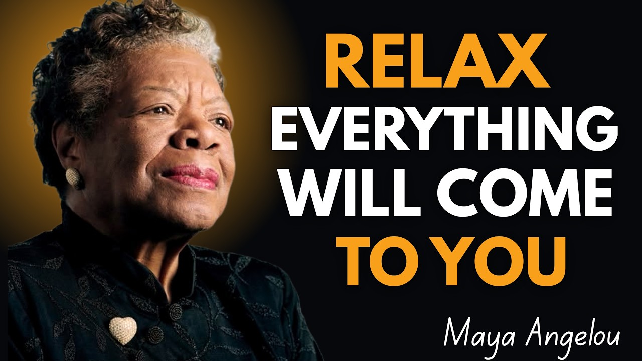 Stay Calm and Let the Universe Deliver What You Deserve ! Maya Angelou Motivation