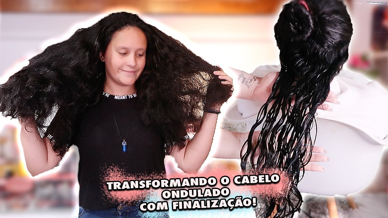 TRANSFORMEI O Cabelo de uma ONDULADA que não TINHA DEFINIÇÃO | Duda Transforma