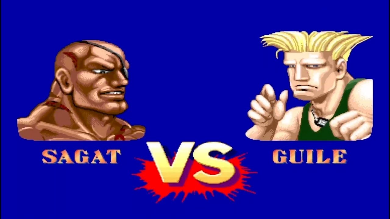 Sagat Vs Guile - Sf2 Champion Edition