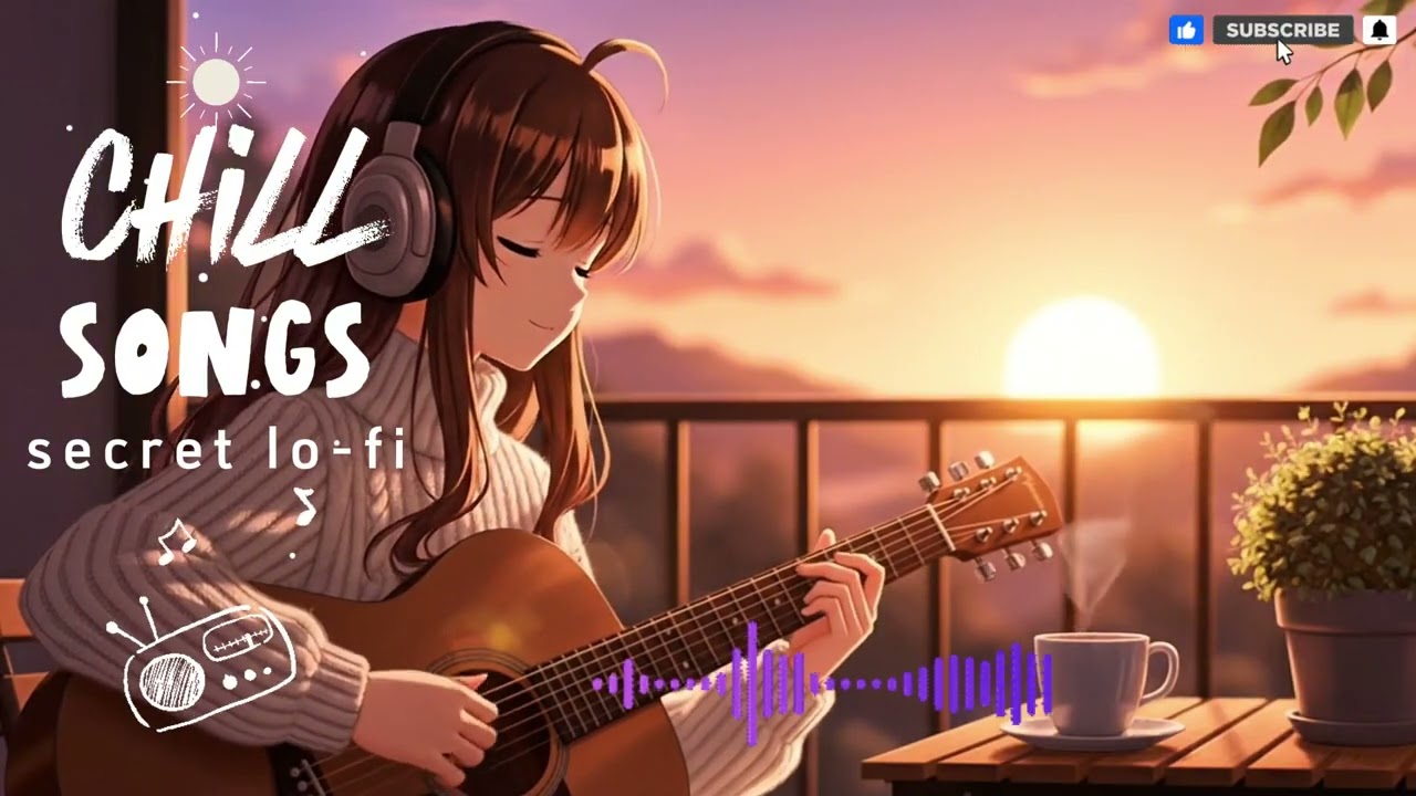 Chill pop music mixed with acoustic, soft music, perfect for relaxing ✨