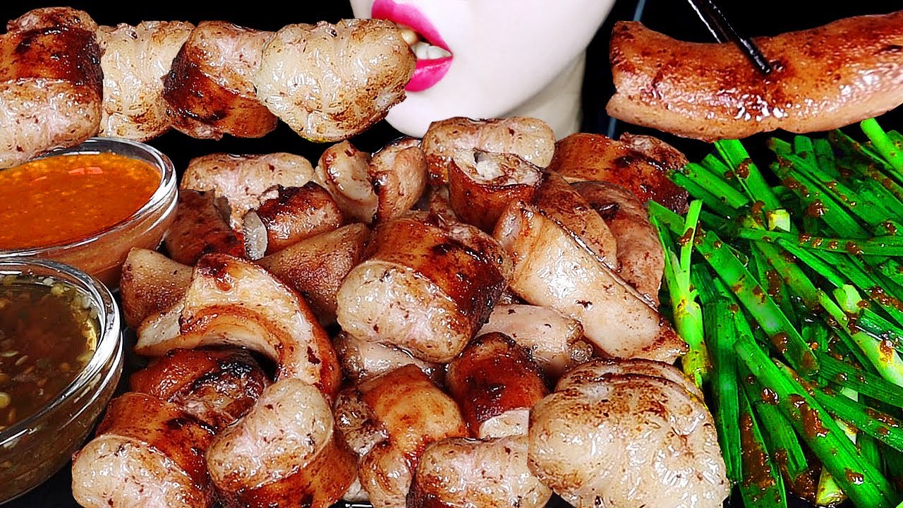 ASMR 대창 막창 먹방 BEEF INTESTINES EATING SOUNDS MUKBANG