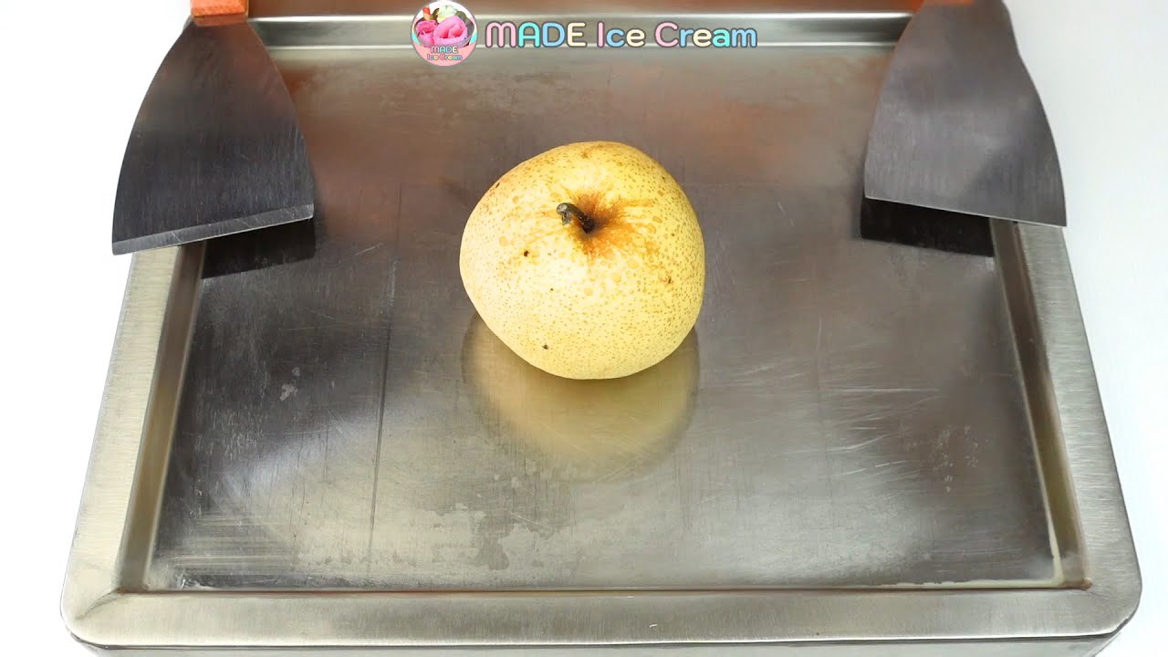 MAKE Chinese pear Ice Cream Rolls | No Talk & ASMR |