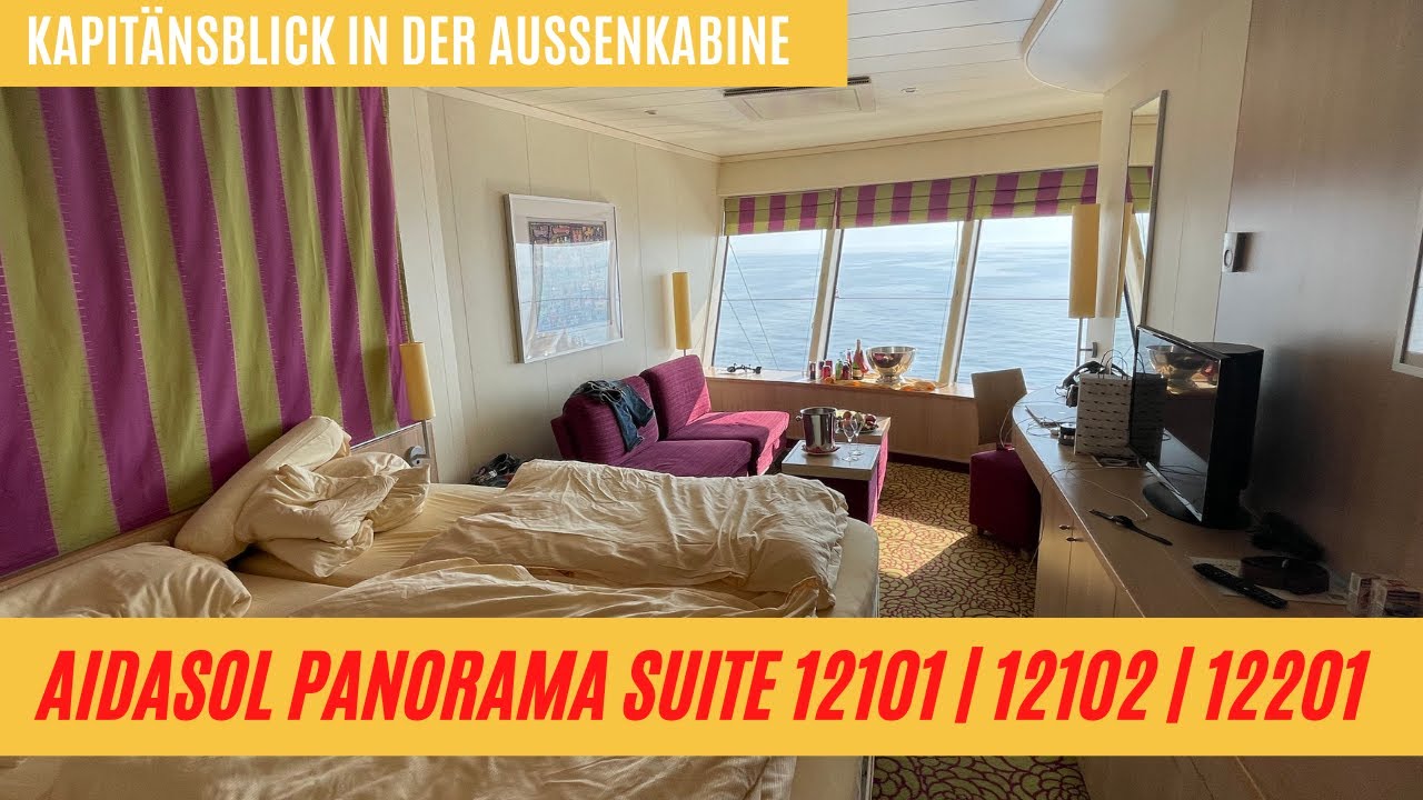 Panorama Suite AIDA (AIDAsol 12102 SP) | Kapitänsblick zum Sparpreis | Suite für kalte Destinationen
