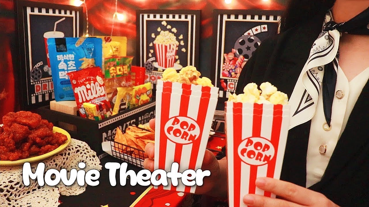 ASMR Кинотеатр🍿✨️ | Дружелюбная сотрудница кино 🎬🧡