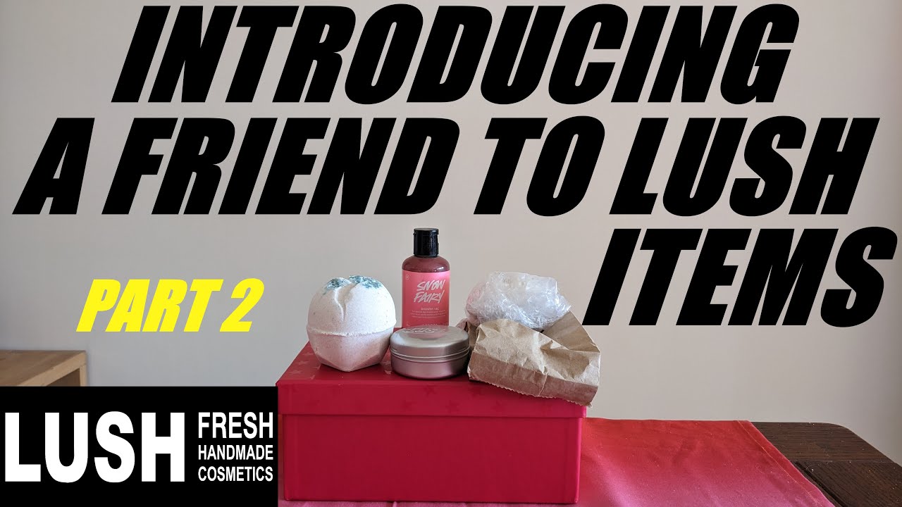 INTRODUCING MY FRIEND TO LUSH PRODUCTS PART 2/LUSH HAUL