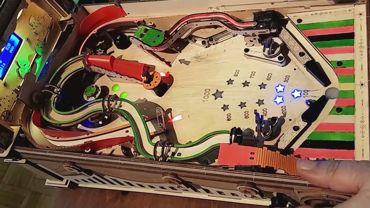 ROKR Pinball (Upgrade with LCD Display and new electronic)