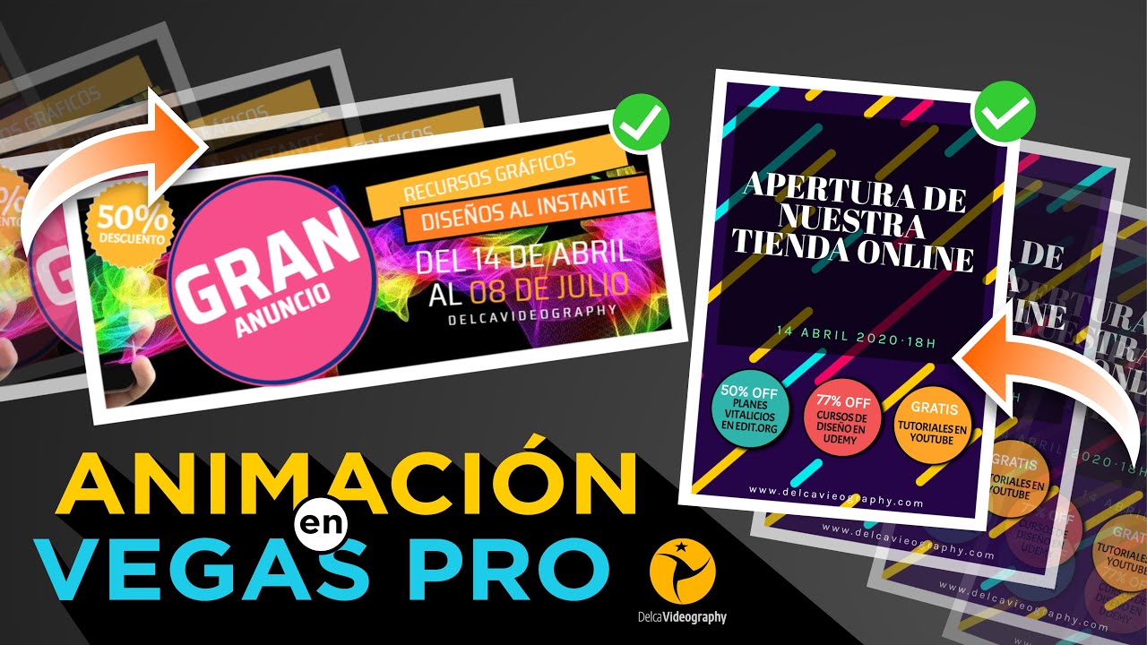 🎞 ANIMA Imágenes PUBLICITARIAS desde CASA con VEGAS PRO | DelcaVideography
