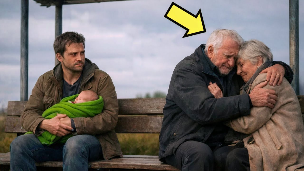 PÈRE VEUF TROUVE DES PERSONNES ÂGÉES EN PLEURS À L'ARRÊT… ET CE QU'IL FAIT CHANGE TOUT