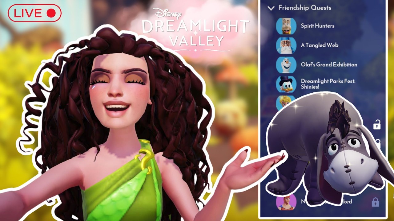 🔴 LET'S GET SOME QUESTS DONE! 🎉 Disney Dreamlight Valley Live | pooh prep