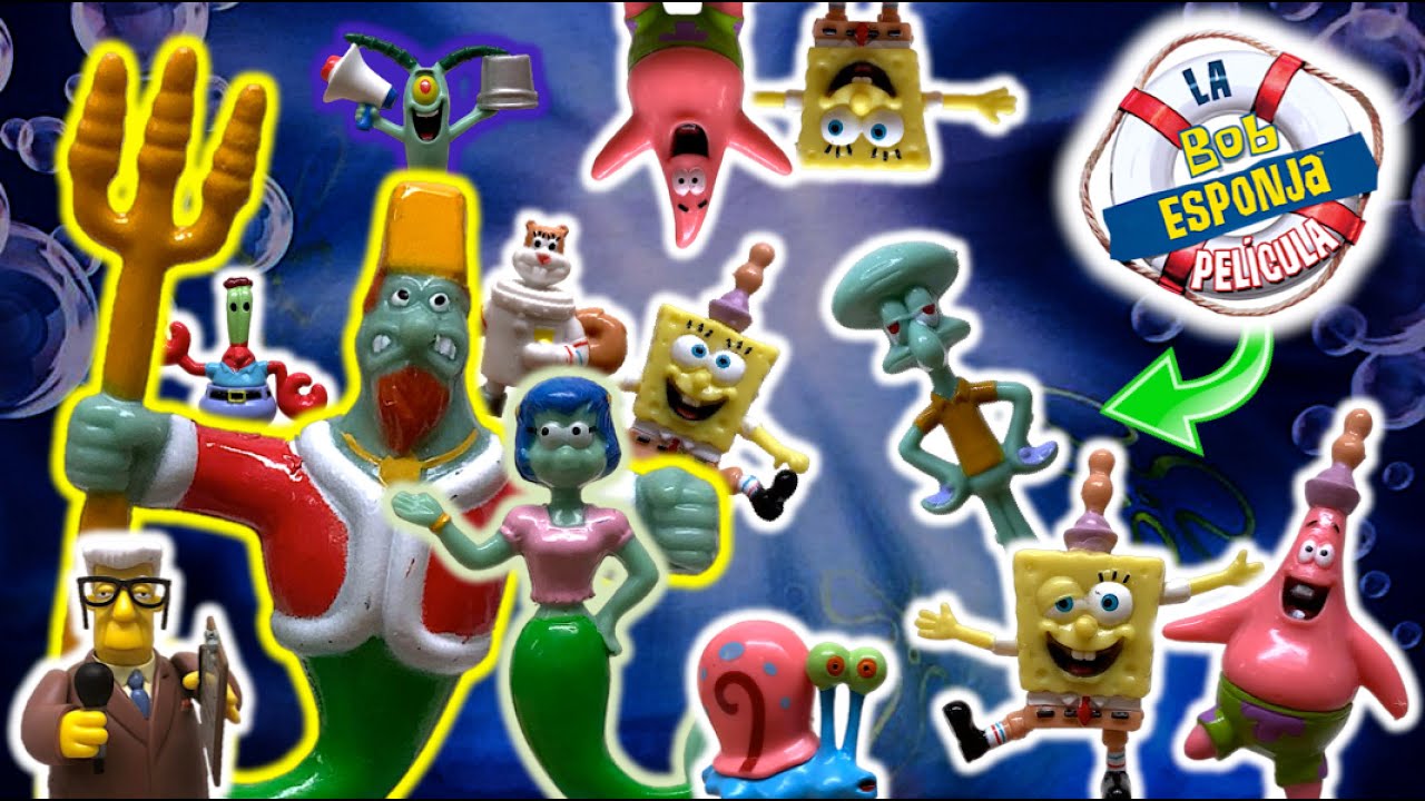 BOB ESPONJA: La Película (2004) - Colección Completa de Figuras - 20 ANIVERSARIO | TOY SHOTS (2024)