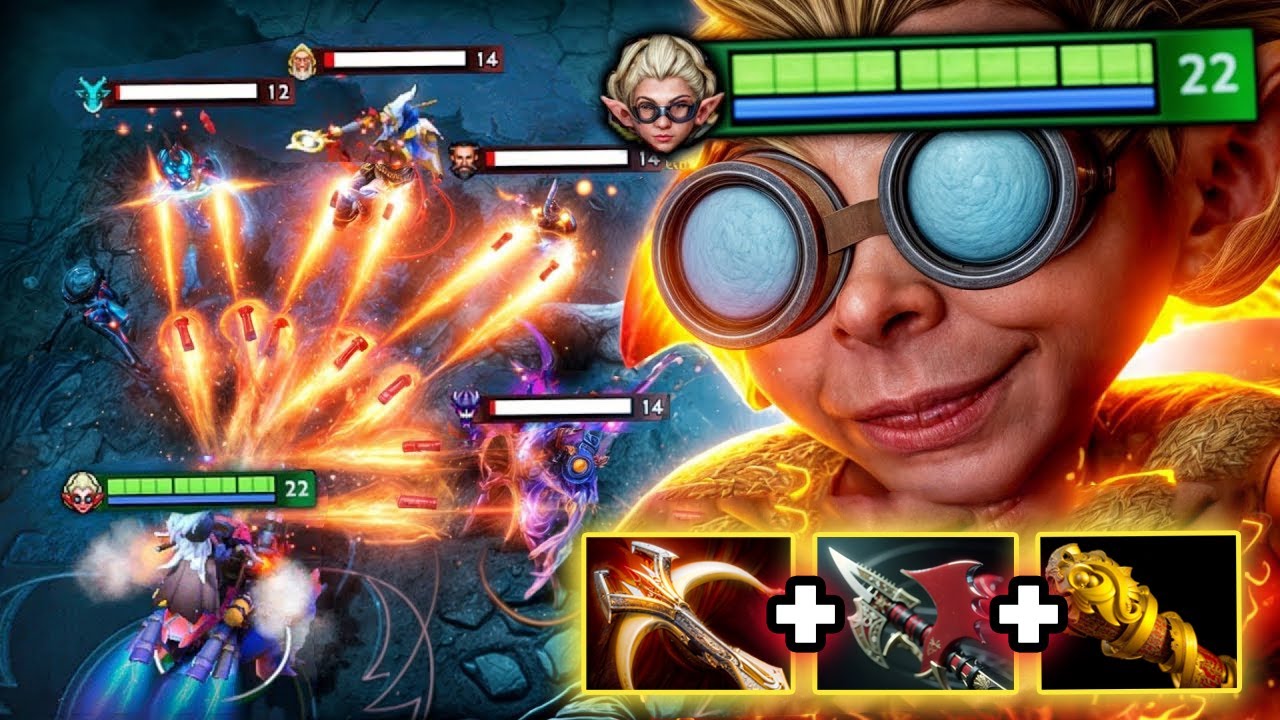 Machine Gun Snapfire🔥🔥 34Kills Daedalus + Pike + MKB Builds Instant Delete Dota 2