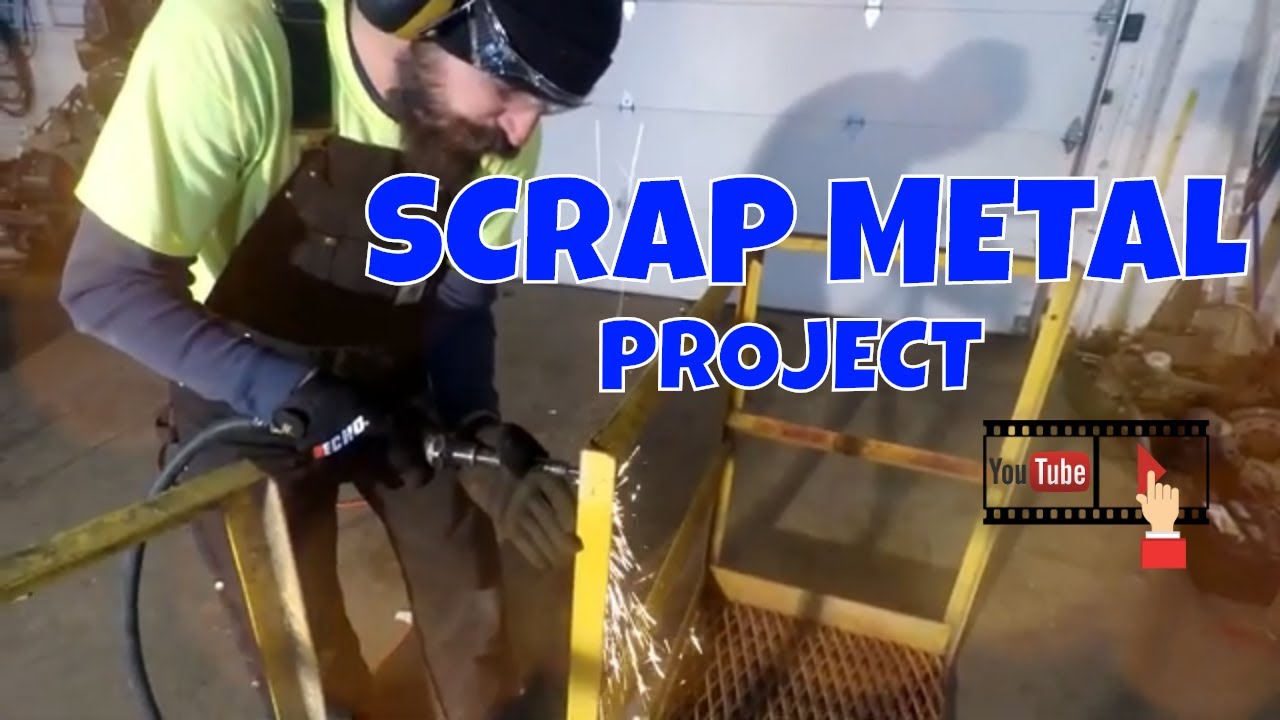 DIY SCRAP METAL PROJECT  (TOOL STORAGE PART 1) #lawncarebusiness #metalfabrication
