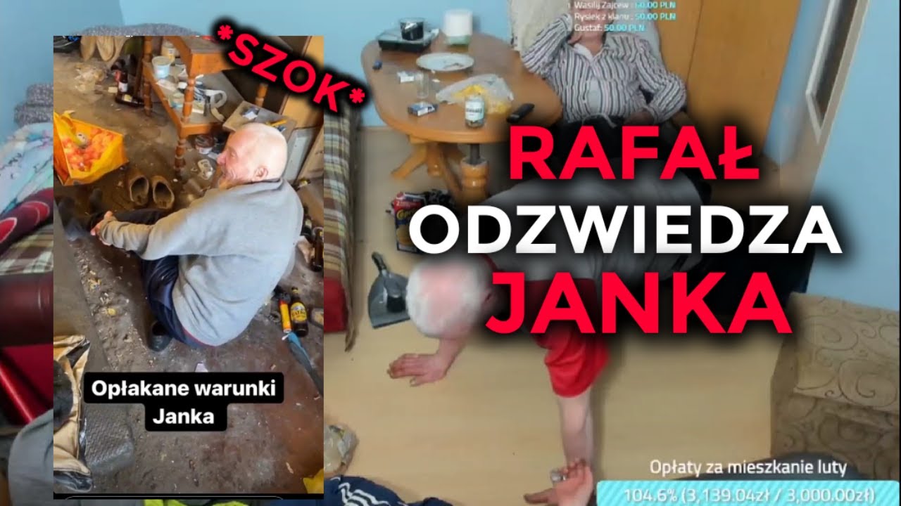PAPA SMERFIK: W JAKICH WARUNKACH MIESZKA JANEK? #PAPASMERFIK #DUCHU #STASIEK #JANEK #MŁODY #EŁK