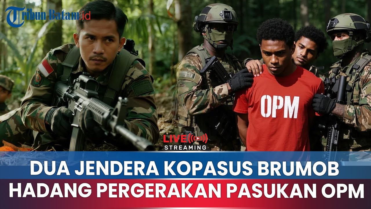 🔵Situasi Mencekam di Mimika, Kopassus-Brimob Hadang Pasukan OPM, Menyelinap Serang Warga Sipil