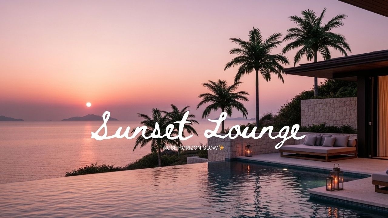 Sunset Lounge Harmony Music Collection 2026 | Palm Essence – Rose Horizon Glow