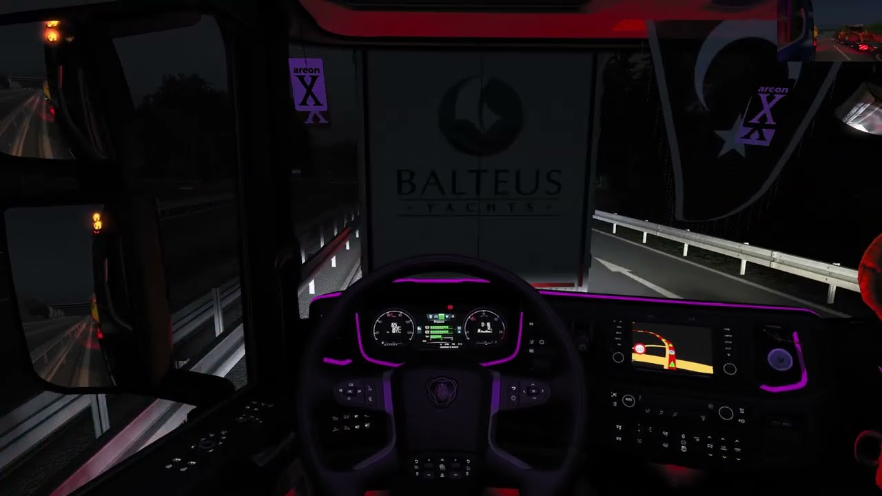 Euro Truck Simulator Scania sakin sürüş