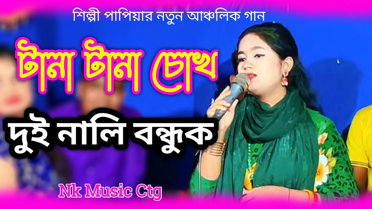 টানা টানা চোখ।দুই নালি বন্ধুক।শিল্পী পাপিয়ার আঞ্চলিক গান।Ctg Song।@NKMusicCtg