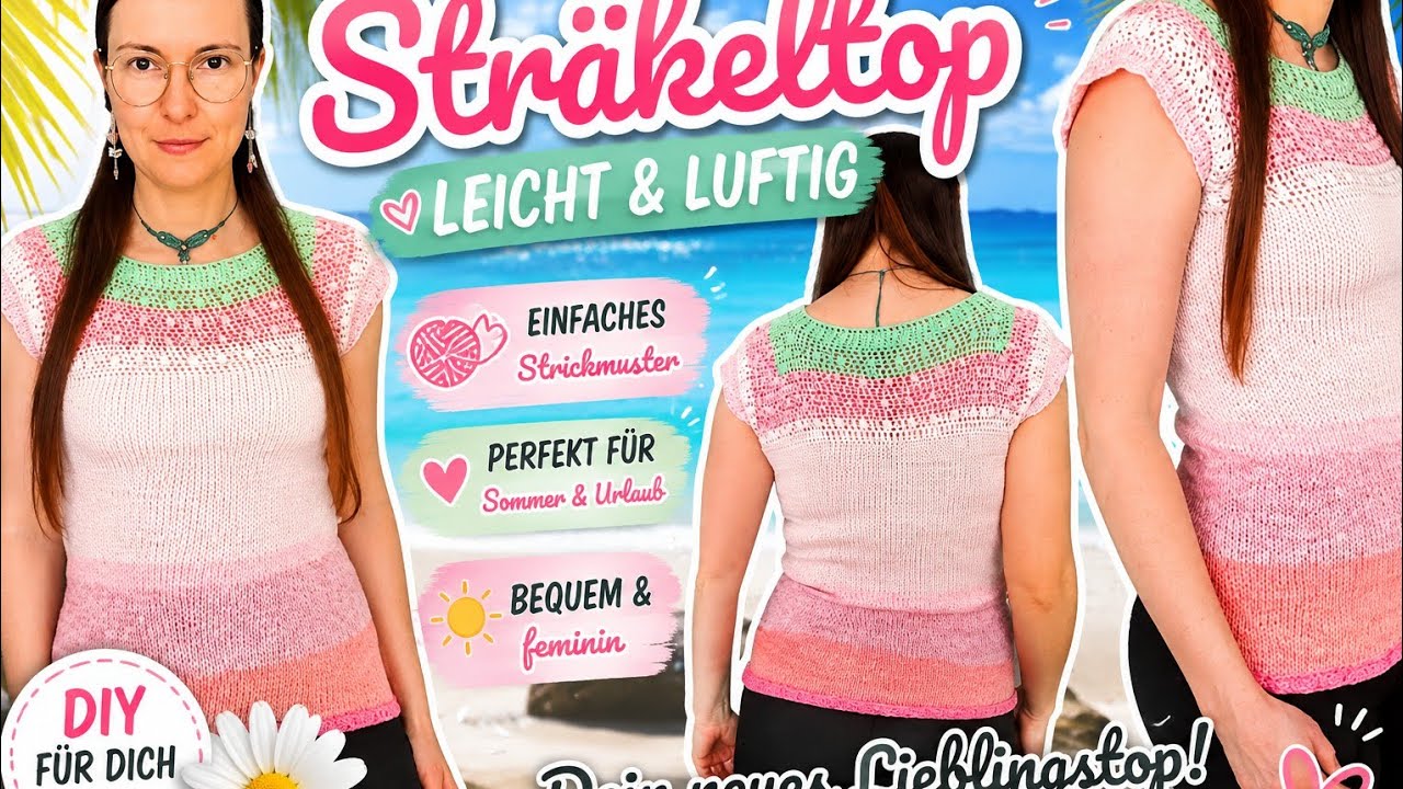 #123 Shirt Raglan RVO häkeln stricken / Anleitung / Kathrinchen Kirschblüte / Unikathies Bobbel