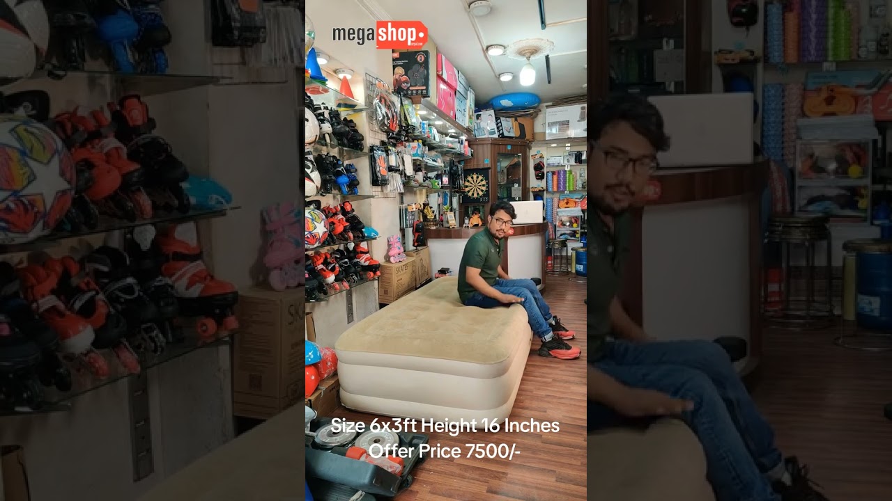 Portable Inflatable Air Mattress In Nepal at Mega Shop Nepal #airmattress #airbed