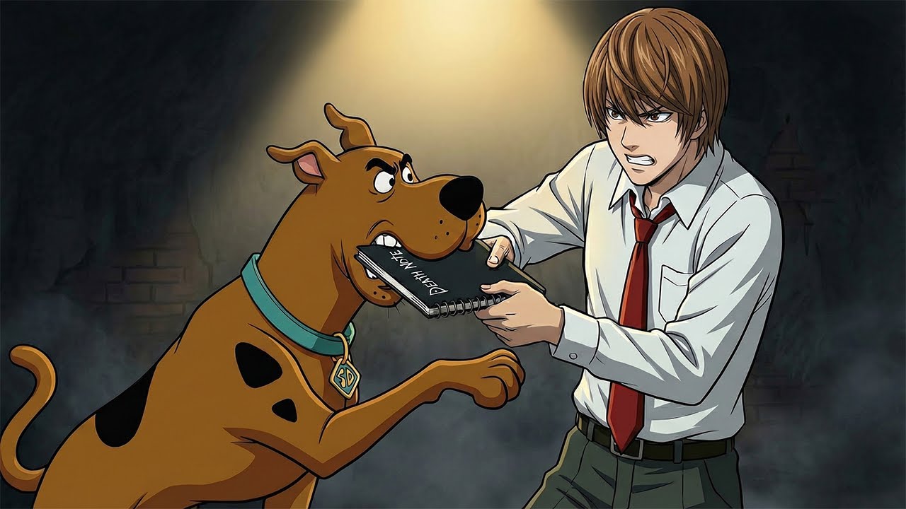 A turma do SCOOBY DOO conseguiria DESCOBRIR que Light Yagami é o KIRA?