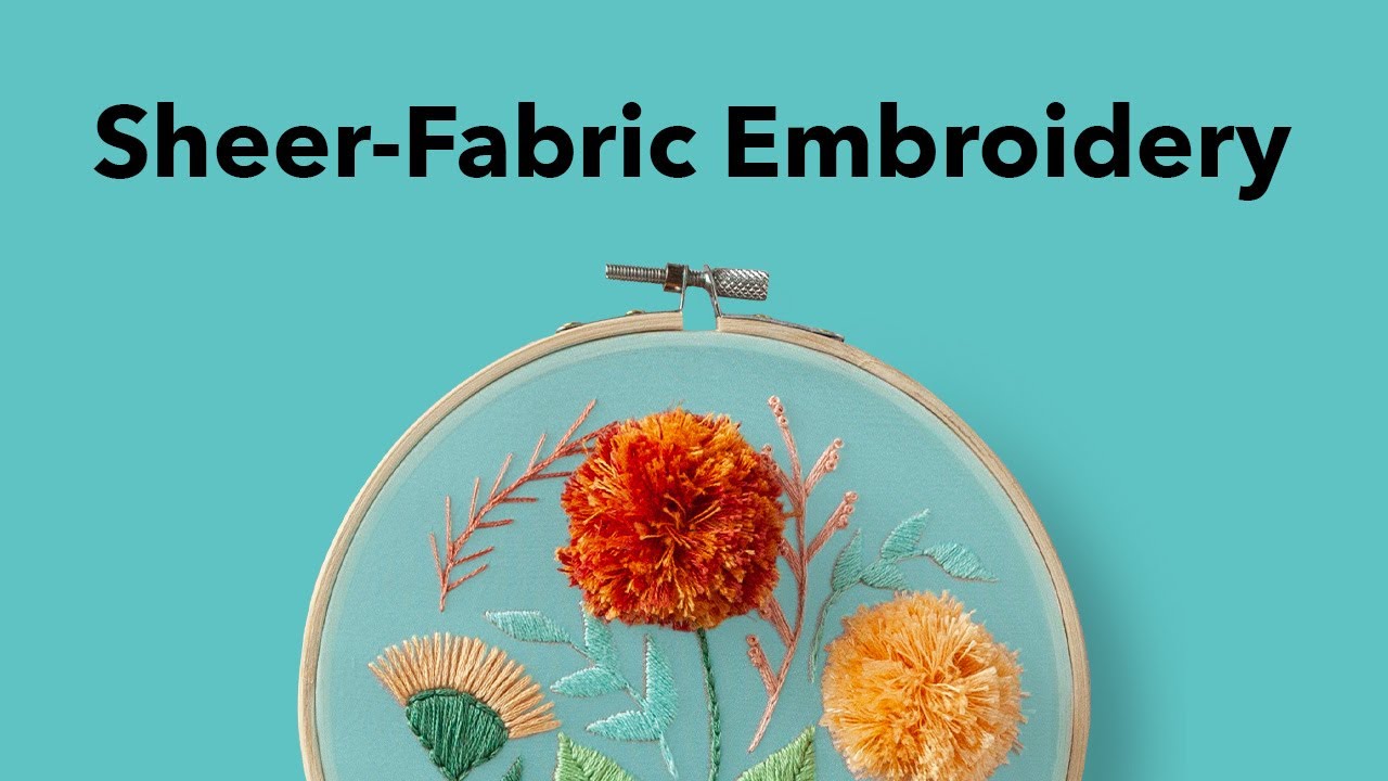 3D Organza Embroidery Tutorial | Weekend Project Showcase