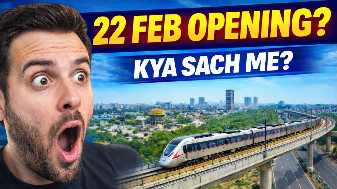 KYA SACH ME RRTS NAMO BHARAT KI OPENING 22 FEBRUARY KO HOGI #rrts #namobharat 