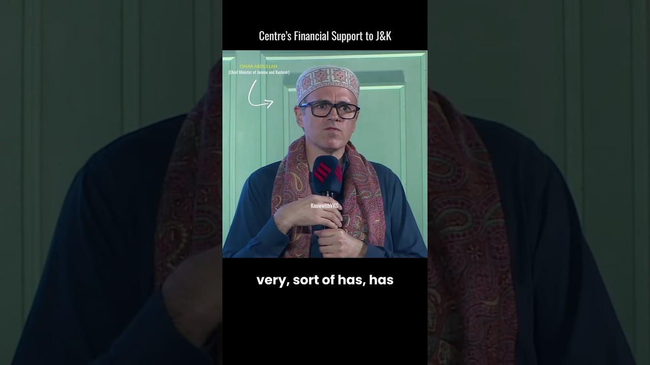 Omar Abdullah on Centre’s Support to J&K