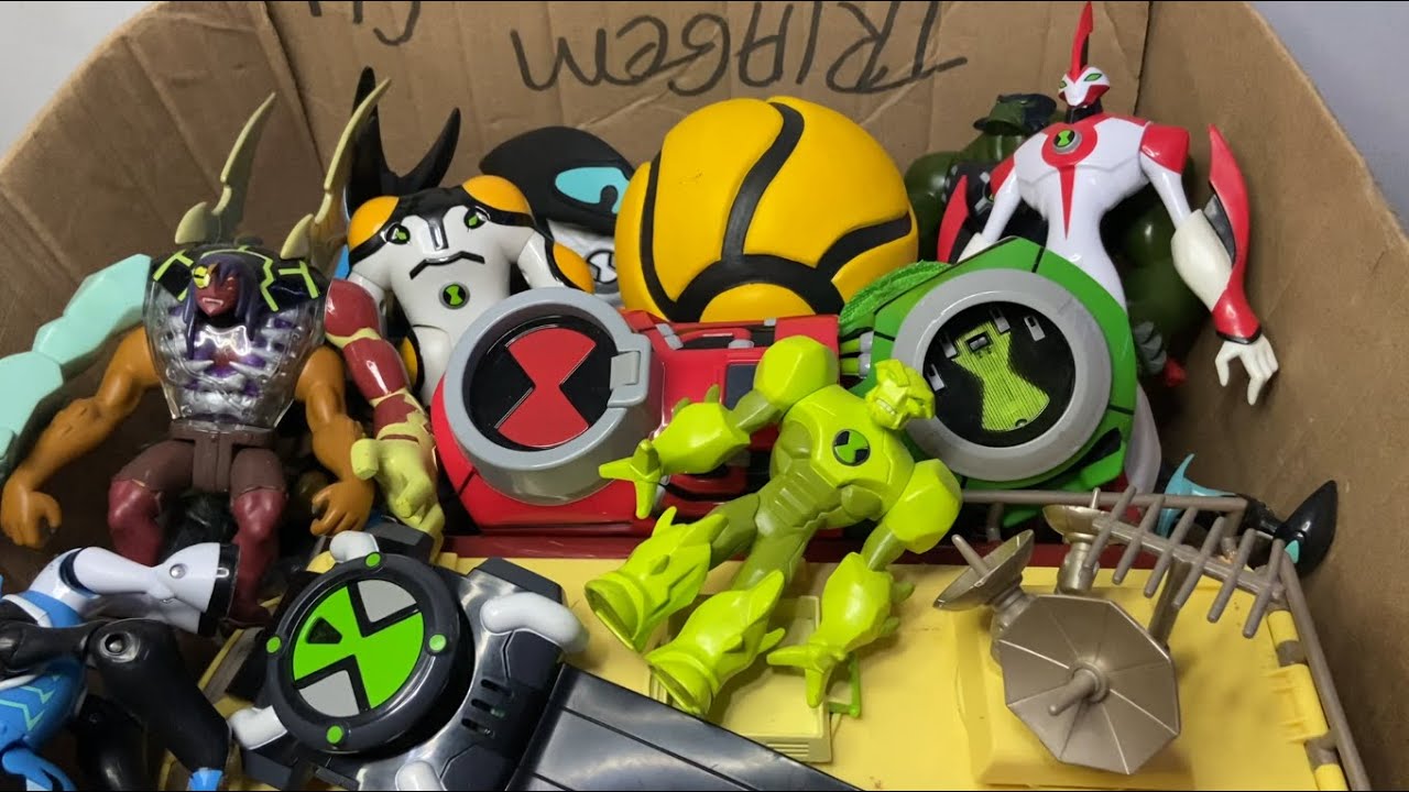 UNBOXING RARO DE BONECOS DO BEN 10