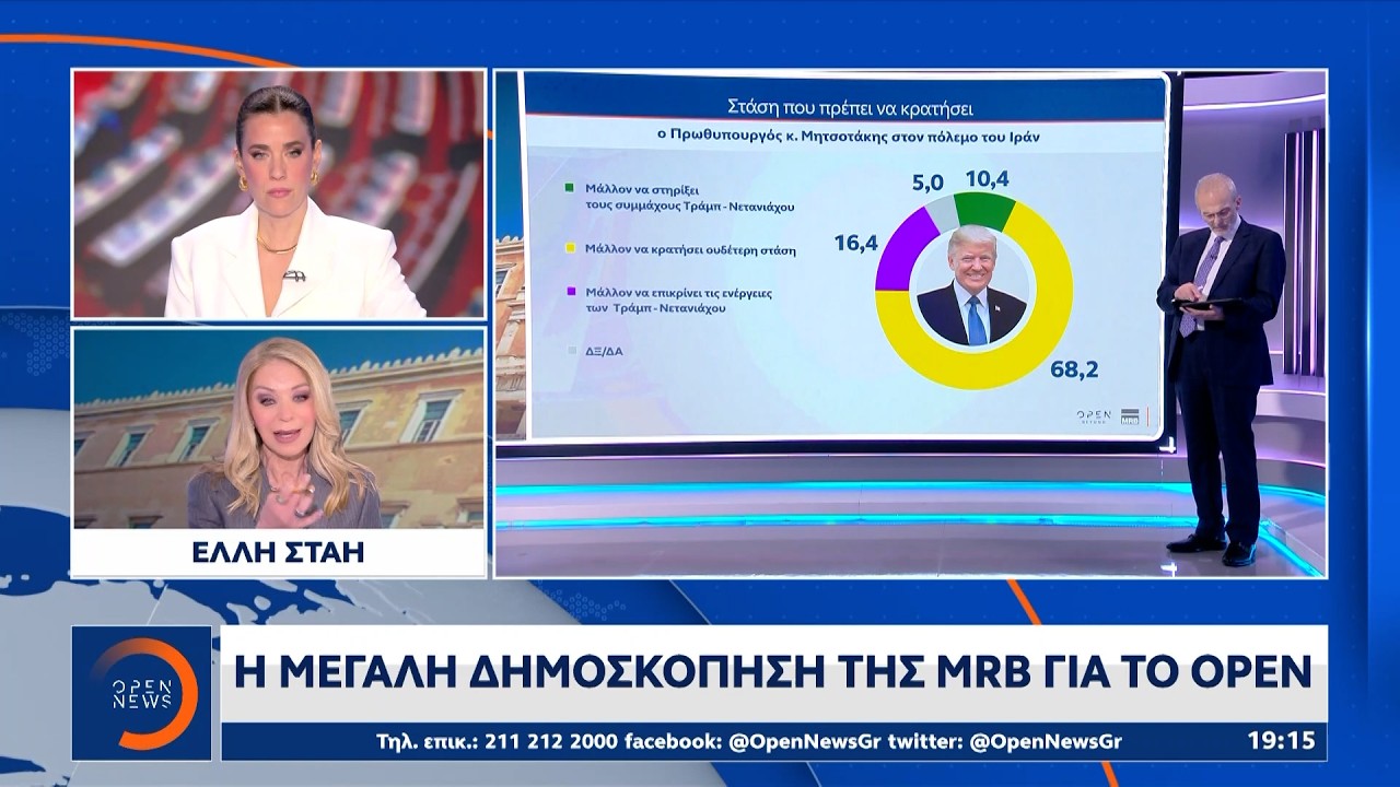 Η μεγάλη δημοσκόπηση της MRB για το ΟΡΕΝ | Ethnos