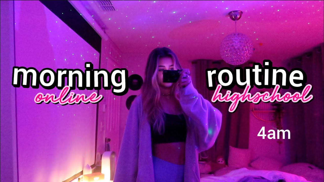 my REAL high school morning routine