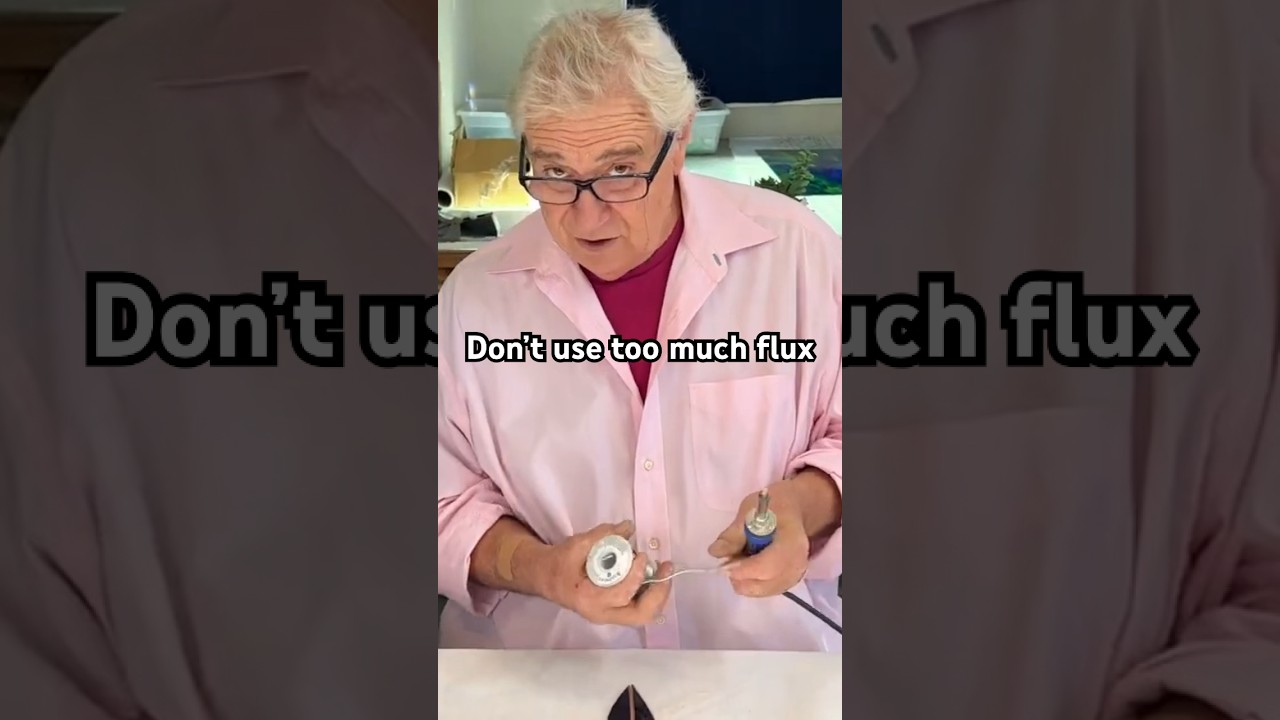 3 sekrety lutowania witraży #witraż