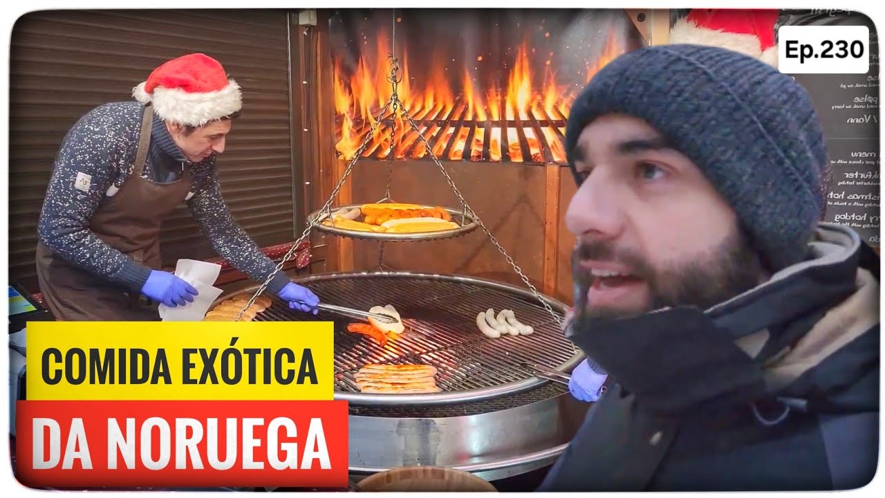 O QUE COMEM na NORUEGA - bacalhau todo dia?