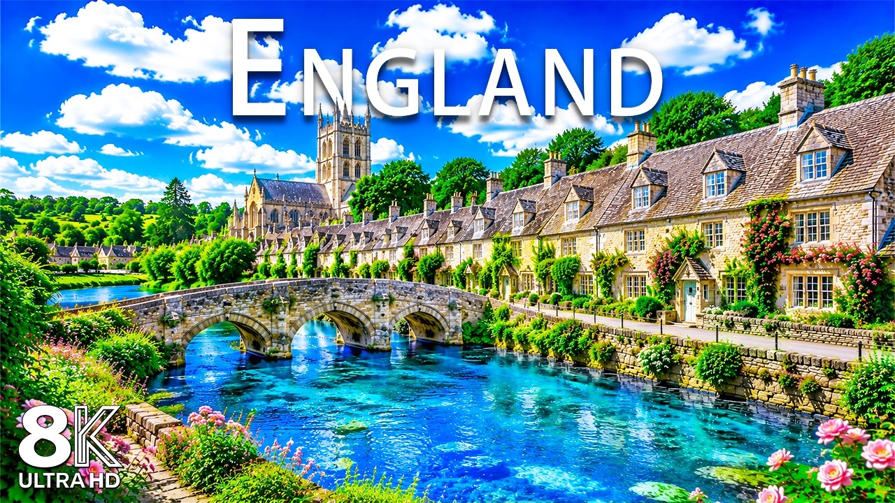 8K 🇬🇧✨ England London Landmarks, River Thames and Timeless City Views
