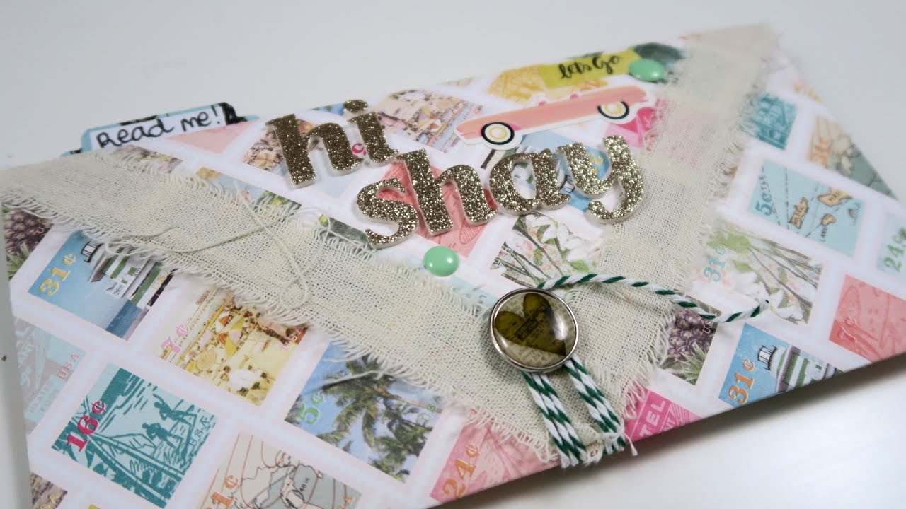 Envelope style Flipbook for Shay ~ Process