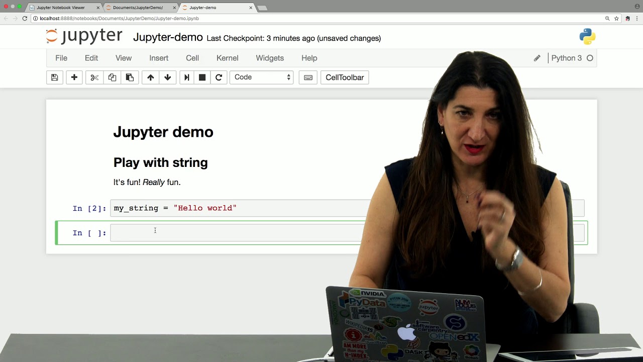 Демонстрация Jupyter 1 — Игра со строками