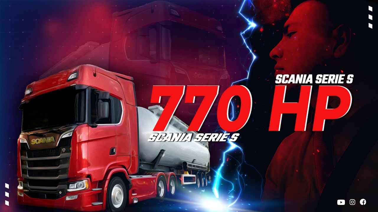 Scania serie S 770 HP con motor v8  El camión más poderoso del mundo