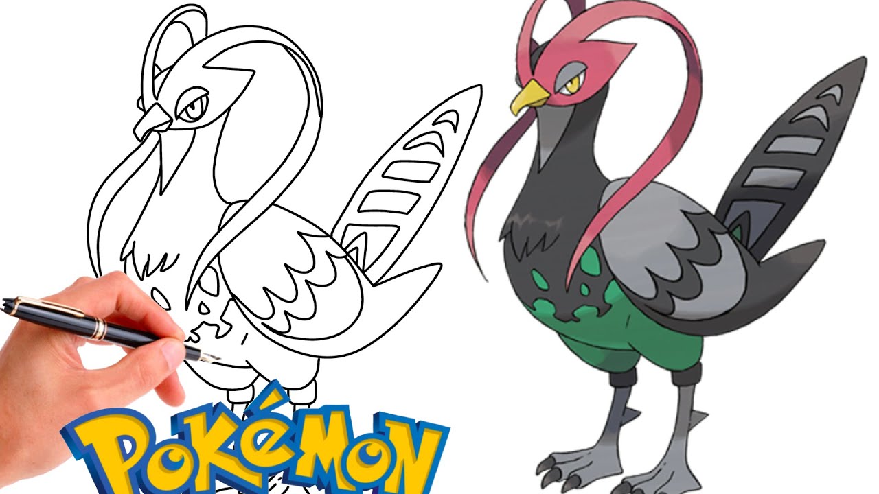 How To Draw UNFEZANT POKEMON #521 | Generation 5