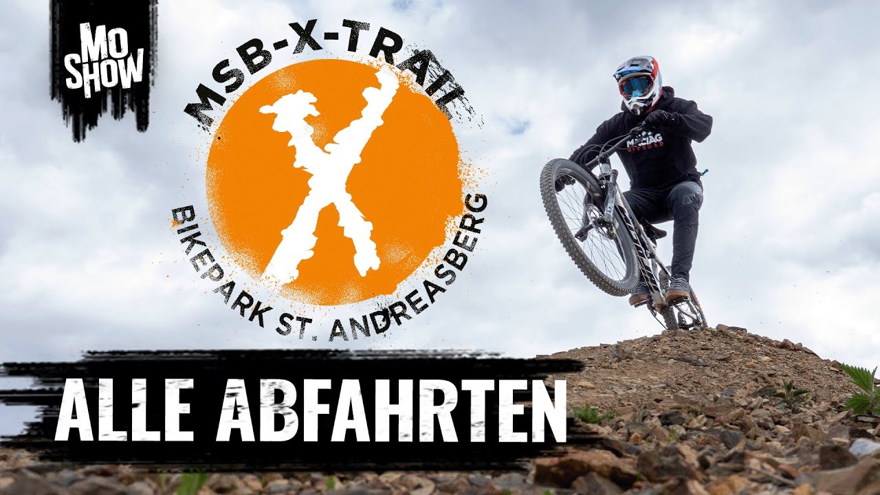 MSB-X-Trail Bikepark Sankt Andreasberg - Alle Abfahrten (2022) | MO Show