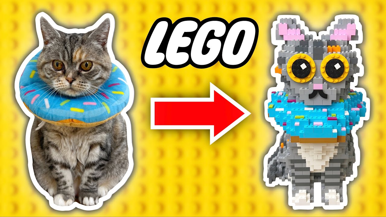 I Turned My Cat Into LEGO!