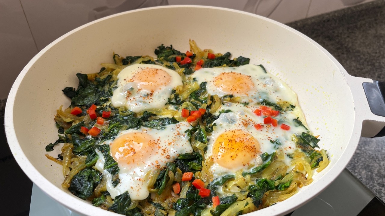 Spinach-Egg Recipe & My Return To Youtube طرز تهیه تخم نرگسی و برگشت به یوتیوب