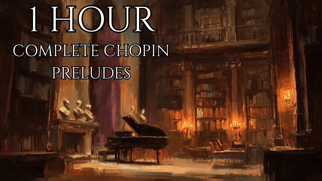 The Complete Chopin Preludes | 1 Hour of Deep Focus Study Music