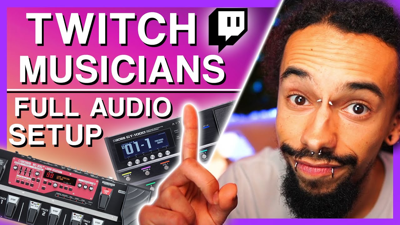Twitch Sound Settings For MUSICIANS | My Full Audio Setup For Live Streaming