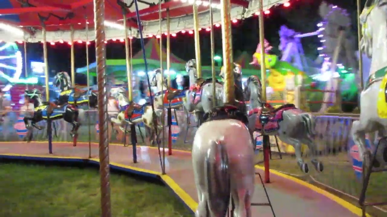Fair Carnival Merry-Go-Round Part 2 (On Ride)