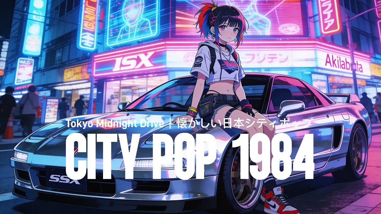Tokyo Night Drive 🚗 80s City Pop Mix | Japanese Synthwave Aesthetic Music 2 Hours | 懐かしい日本