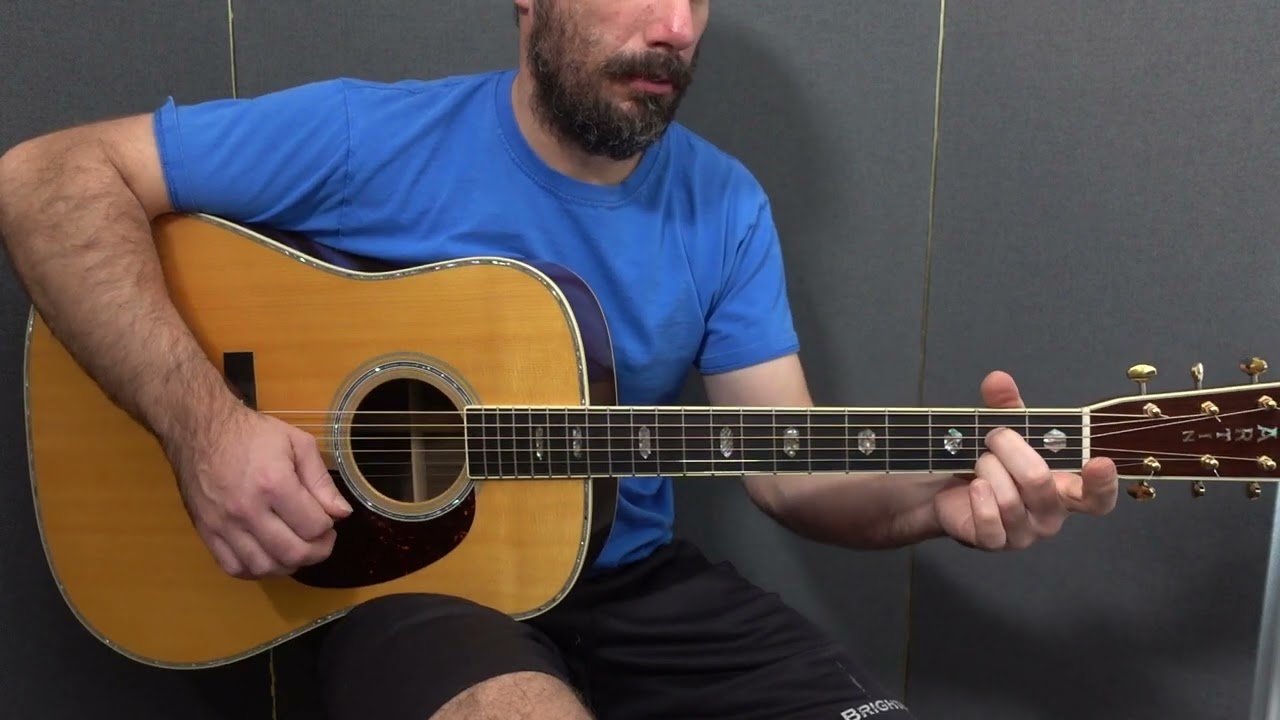 Learning Carl Miner's PTD42 Custom tune - flatpicking practise