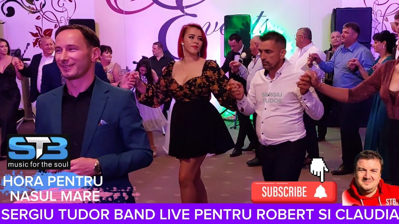 SERGIU STB LIVE PENTRU ROBERT SI CLAUDIA - HORA PENTRU NASUL MARE
